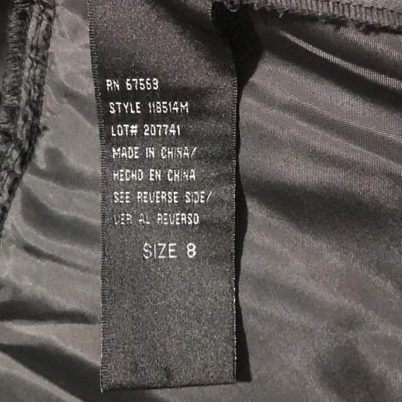 NWT $129 SL Fashions | Watercolor | Roses Stripes Organza Floral | Missy Dress - Picture 11 of 12